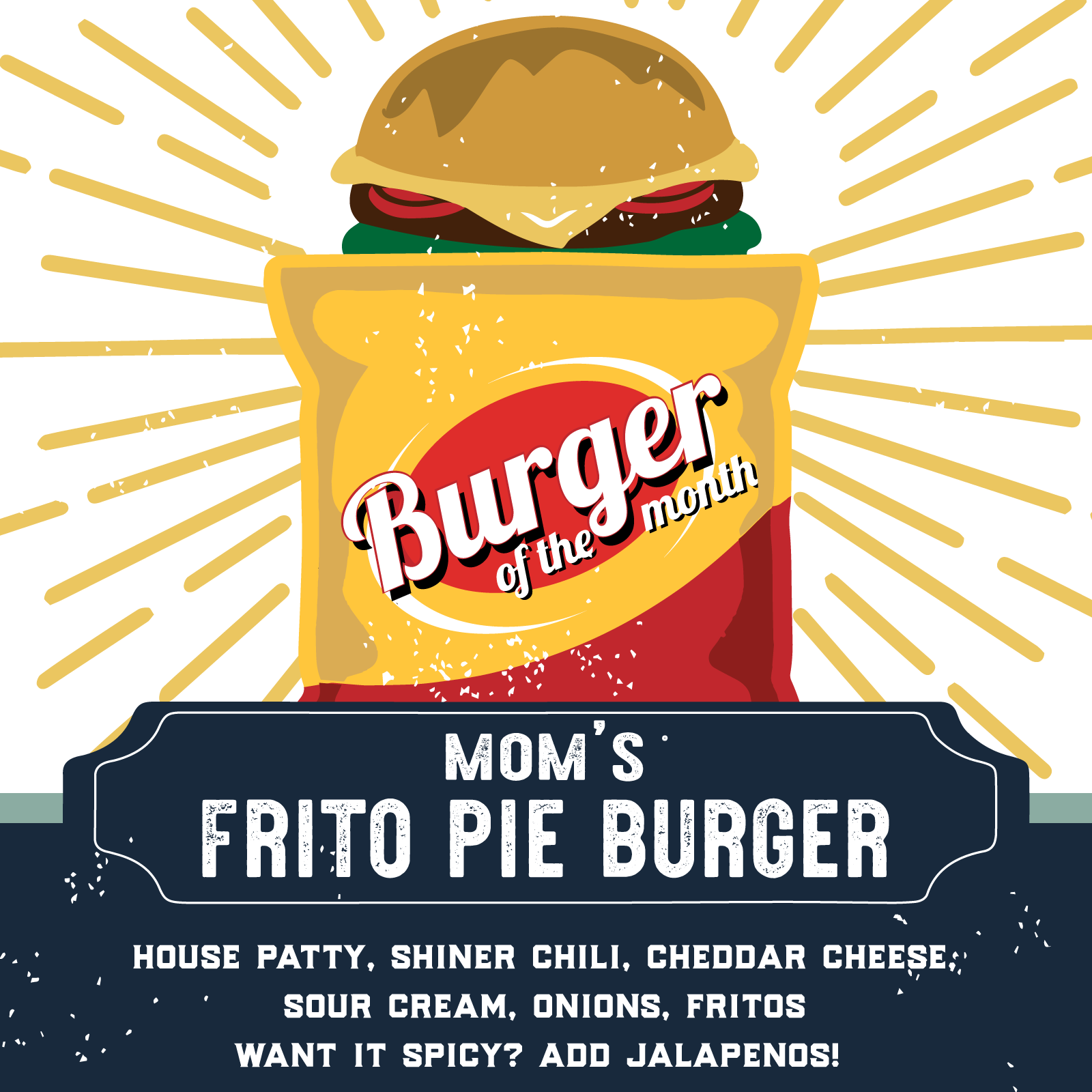 Mom's Frito Pie Burger